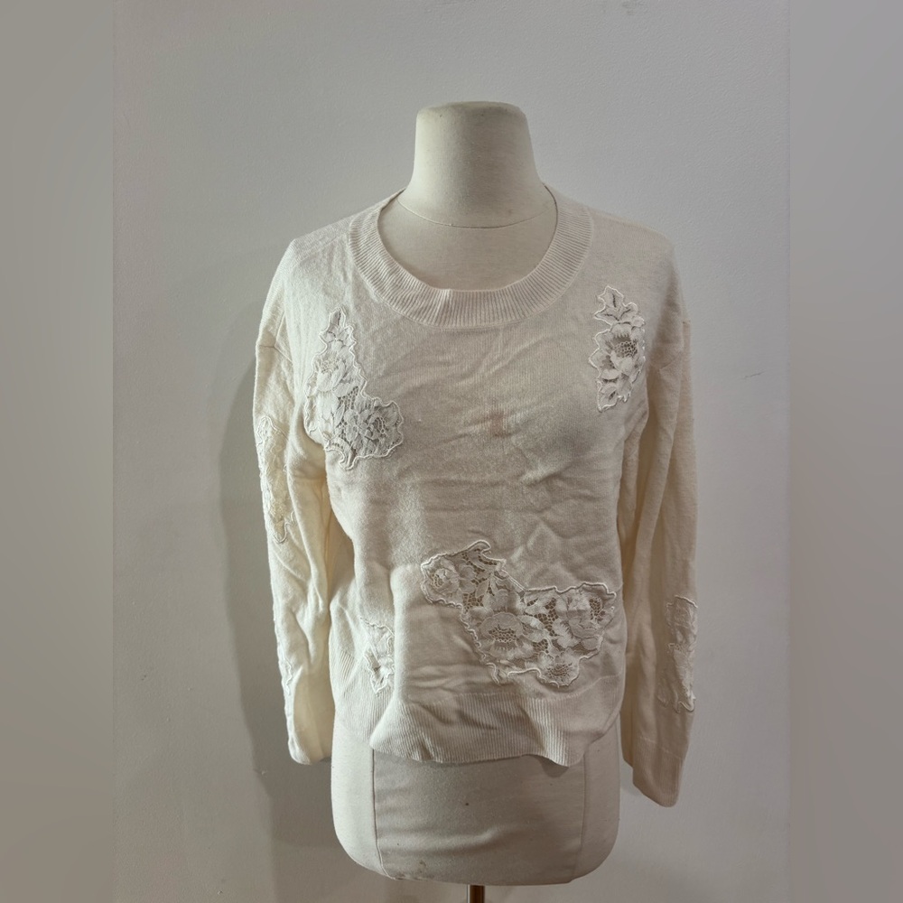 LoveShackFancy Lazuli Sweater, Size: L - Picture 6 of 12